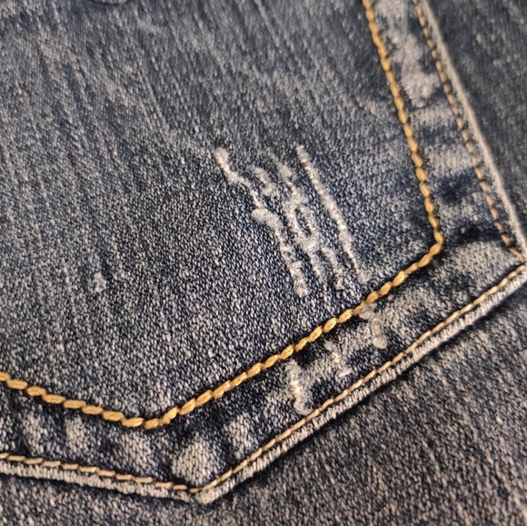 AB Wide Leg Blue Jeans with multiple pockets - Picture 16 of 16